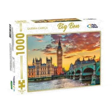 Imagem de Quebra Cabeça 1000 peças Pais e Filhos Premium Veneza Paisagem Temátic