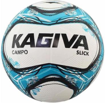 Imagem de Bola De Futsal Kagiva Slick - Azul/Branco