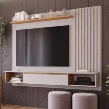 Imagem de Painel para Tv Até 65 Polegadas 1 Porta Ripado Bahamas Permóbili