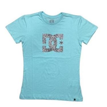 Imagem de Camiseta Fem DC SHoes G471A0016 DC Star Fill - Azul Claro-Feminino