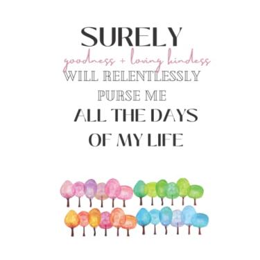 Imagem de Caderno de tempo silencioso para mulheres, salmo 23, diário de oração devocional, caderno de estudo da Bíblia para mulheres e meninas em todas as estações