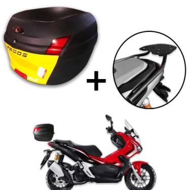 Imagem de Baú 34 litros Awa Proos com Bagageiro para HONDA ADV 2021-2023, Amarel