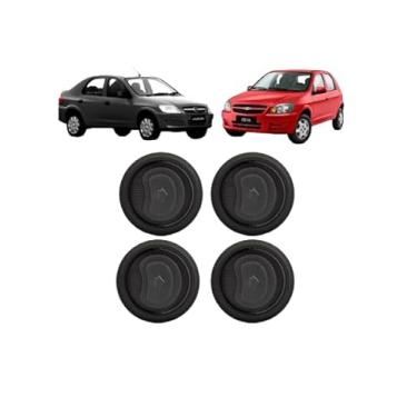 Imagem de Kit 4 Difusor Ar Celta 2001 2002 2003 2004 2005 06 Preto