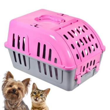Imagem de Caixa de Transporte Para Cães Porte Pequeno Gatos Número 1 Four Plast 