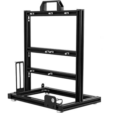 Imagem de Capa para placa-mãe de banco de teste de PC, suporte de rack de estrutura aberta de alumínio, suporte para caixa de computador ATX e 180 resfriados a água, conjunto de chassi de placa-mãe de