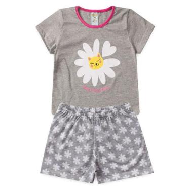 Imagem de Pijama Infantil Feminino Verão Have a Nice Daisy  - Hey Kids - Mescla 
