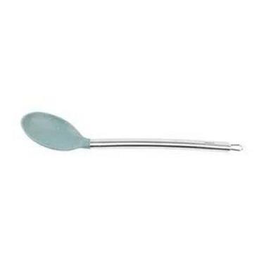 Imagem de Colher Para Arroz Aço Inoxidável Base Silicone 33,5 cm Cor Verde Linha