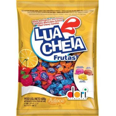 Imagem de Bala lua cheia frutas sortidas dori, 600g