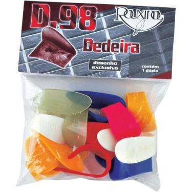 Imagem de Encordoamento Dedeira Rouxinol Colorida - Pacote com 12 Unidades