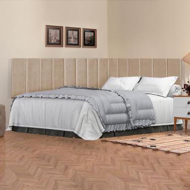 Imagem de Cabeceira casal para cama box - com proteção lateral suspensa 1,40 met