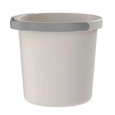 Imagem de Balde 8,5L Bico Direcionador Litros e Alça Anatômica Flow Bege Ou Limp