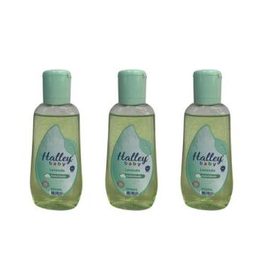 Imagem de Kit 3 Halley Baby Lavanda Infantil 100 ml - Bialluz