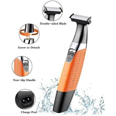 Imagem de Maquina De Aparar Masculino Raspar Pelo Intimo Axila Virilha - kemei, 