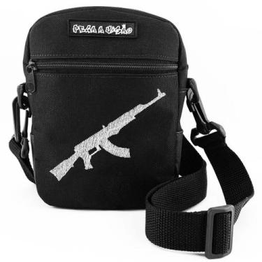 Imagem de Shoulder Bag Mini Bolsa Lateral Pega a Visão - MP Moda Masculina, Pret