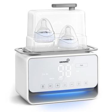 Imagem de Aquecedor de Mamadeiras GROWNSY 12 em 1 - Banho a Vapor e Água - Rápid