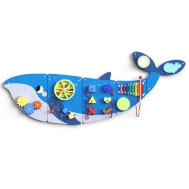 Imagem de Painel de Atividades Busy Board BlueWood Whale - Aprendizagem Infantil