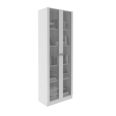 Imagem de Armário Estante com 2 Portas de Vidro ME4115 Branco - Tecno - Tecno Mo