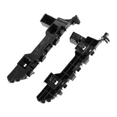 Imagem de X AUTOHAUX Par de suporte de para-choque dianteiro retentor espaçador suporte de montagem lado motorista e passageiro 71193-TVA-A01 para Honda Accord 2018-2021 plástico preto