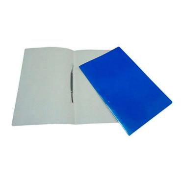 Imagem de Pasta Grampo Trilho Metálico Azul - Jussara