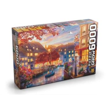 Imagem de Quebra Cabeça Puzzle Le Petit Cafe 6000 Peças Grow 03465
