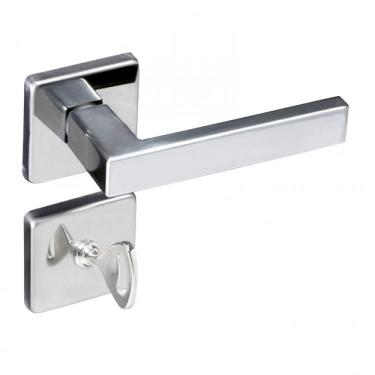 Imagem de Fechadura Para Banheiro Com Roseta Quadrada Zm 409b Concept Pado