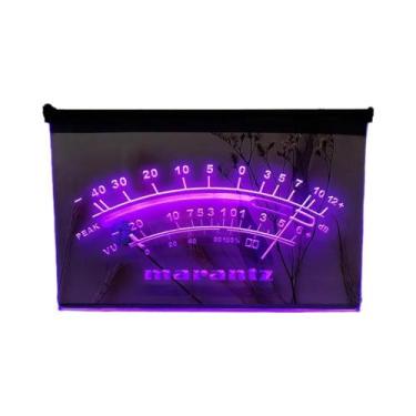 Imagem de Sinal De Néon LED Com Escultura 3D Marantz Peak VU dB Arte De Parede P