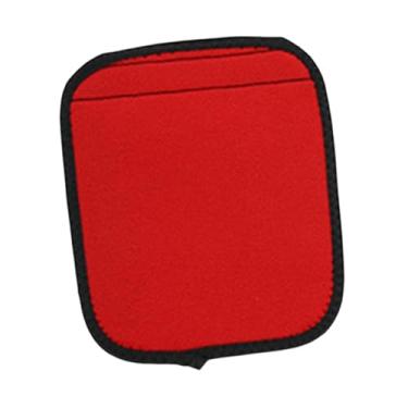 Imagem de oshhni Almofada para barra de levantamento de peso removível, capa horizontal para barra de levantamento de peso, almofada para agachamento, treino de força, Vermelho