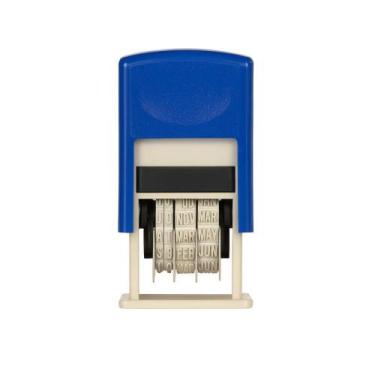Imagem de Carimbo Datador Automático 4MM com Tinta Preta e Cores Sortidas - Carb