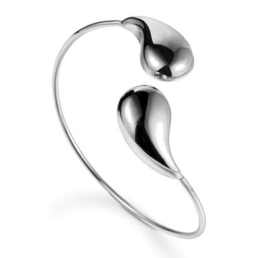 Imagem de FLORA BRACELETE FOLHEADO A OURO 18K GOTA (PRATA)