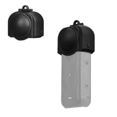 Imagem de CAPART Capa protetora de lente ABS para lente de câmera Insta360 X5, protetor de lente à prova de arranhões e poeira (preto)