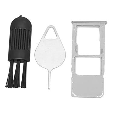 Imagem de XUXHOU Porta de Substituição Profissional da Bandeja do Cartão SIM para A51 A515U - Fácil de Instalar para Os Proprietários de (Prata)