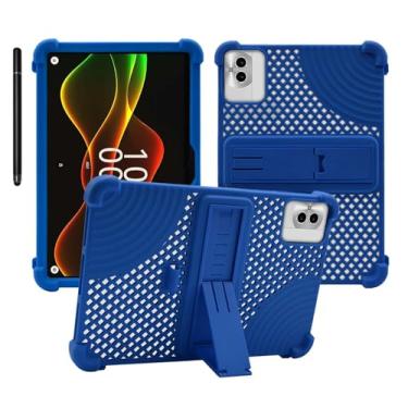 Imagem de Capa para Boost Celero5G TAB 11 polegadas, capa para tablet com dissipação de calor, capa protetora de silicone macio, adequada para crianças, capa com suporte ajustável, 4 cantos espessos à prova de