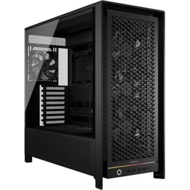 Imagem de CORSAIR Capa para PC Frame 5000D RS Modular Alto Fluxo de Ar Torre Média – 4x Ventoinhas RS Pré-Instaladas, InfiniRail™ Sistema de Montagem de Ventoinha, GPU Anti-Sag, ASUS BTF, MSI Project Zero