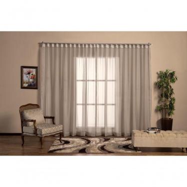 Imagem de Cortina Voil Tecido 2,80x2,30 Para Trilho Suíço avelã