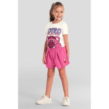 Imagem de Conjunto infantil menina do Lotso brilhante Brandili-Feminino