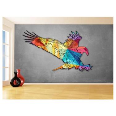 Imagem de Papel De Parede 3D Animais Pop Art Águia Voando 3,5M Pxa257 - Você Dec