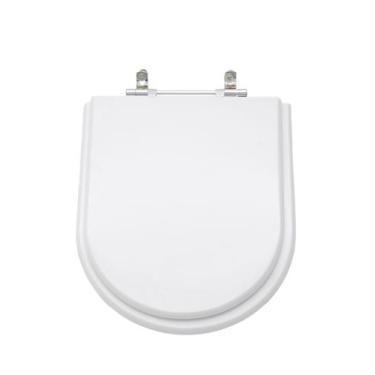 Imagem de Assento Sanitário Poliéster Estoril Branco - Luzarte - Loja Dos Assent