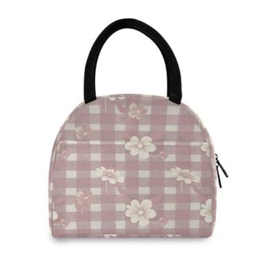 Imagem de GUIJI Lancheira térmica Cherry Blossom, lancheira reutilizável à prova de vazamento para mulheres e homens, lancheira térmica para trabalho e viagens