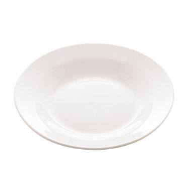 Imagem de Prato Fundo de Porcelana Branca Clean 23,5cm Lyor