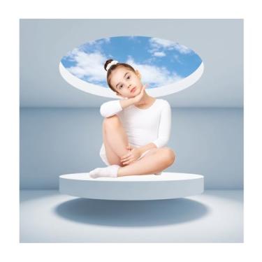 Imagem de Base de plataforma de loja de noivas, pedestal de exibição redondo, loja de roupas/peças de elevação de loja de noivas base de plataforma para manequim/sapato/bolsas (40 x 50 cm/15,7 * 19,6 pol)