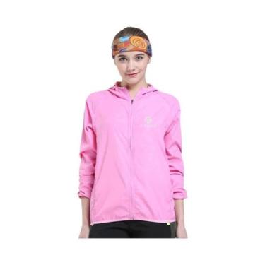 Imagem de Camisa De Ciclismo Feminina De Verão Fina E Antivento Com Proteção UV,