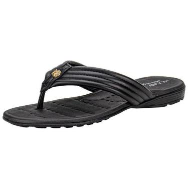 Imagem de Tamanco feminino flat modare 7053162, Preto, 36