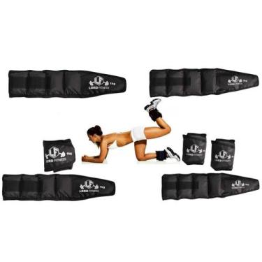 Imagem de Kit Exercício Funcional Com 02 Pares de Caneleira Tornozeleira Academi