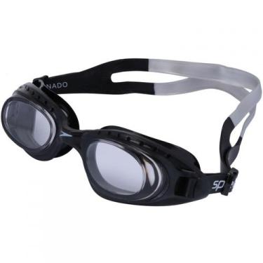 Imagem de Óculos de Natação Adulto Speedo Tornado Preto, Preto, U