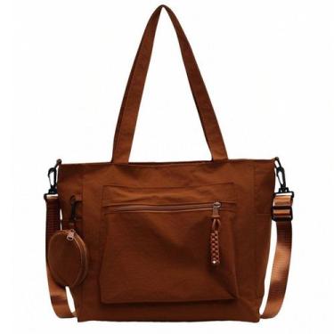 Imagem de MODIVA Bolsa Tiracolo Escolar Impermeável em Tecido Oxford  Grande Cap