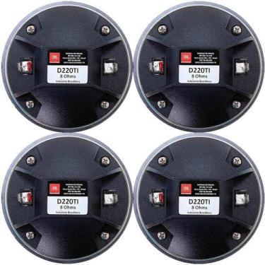 Imagem de Kit 4 Driver Corneta Automotivo Porfissional D220ti 160watts - JBL
