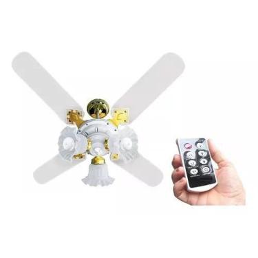 Imagem de Ventilador De Teto New Zeta Biturbo 4 Pás + controle remoto - Venti De
