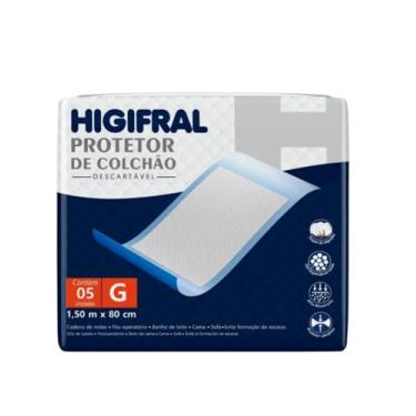 Imagem de PROTETOR DESCARTAVEL DE COLCHAO HIGIFRAL G C/5