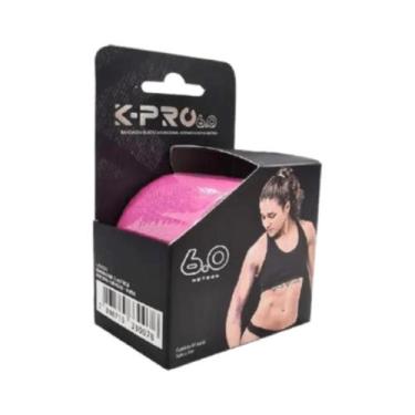 Imagem de Fita Bandagem Elástica Adesiva 6x5cm K-pro 6.0 4 cores, Rosa