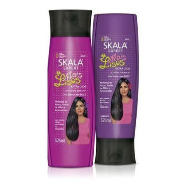 Imagem de Kit Shampoo E Condicionador Mais Lisos Skala Vegano 325 Ml - Skala Exp